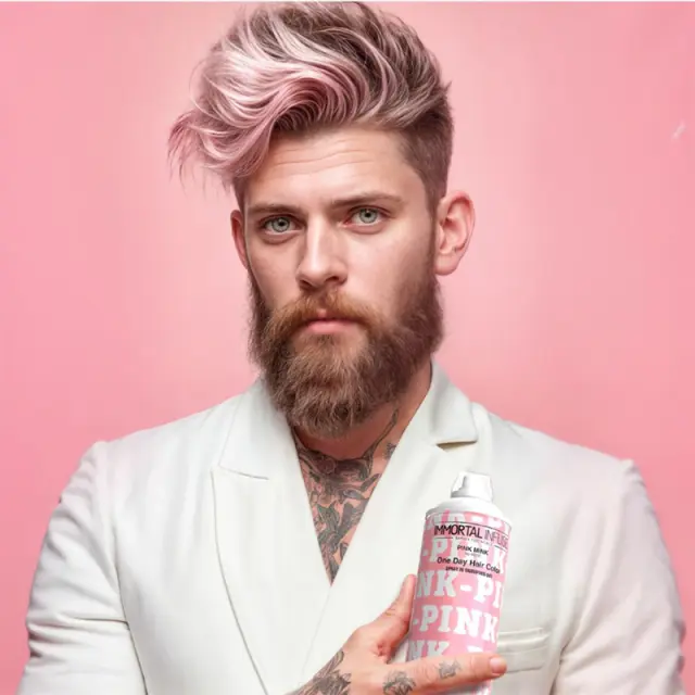 Immortal One Day Hair Color Spray – Pink Mink 200ml 2