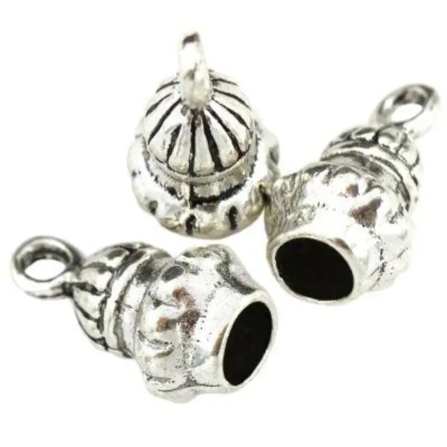 Ακροδέκτης - 19x11mm - Εσωτ.Διαμ. 5.6mm - Silver Color - 10τεμ