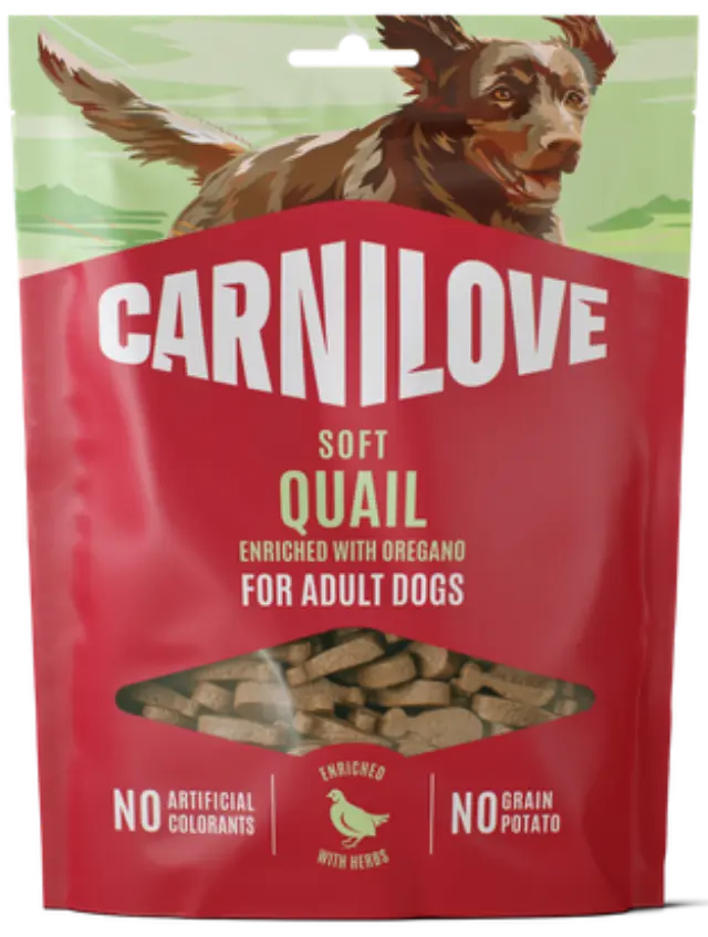 Carnilove Soft Snack Σκύλου Quail with Oregano 200gr Μονόχρωμο