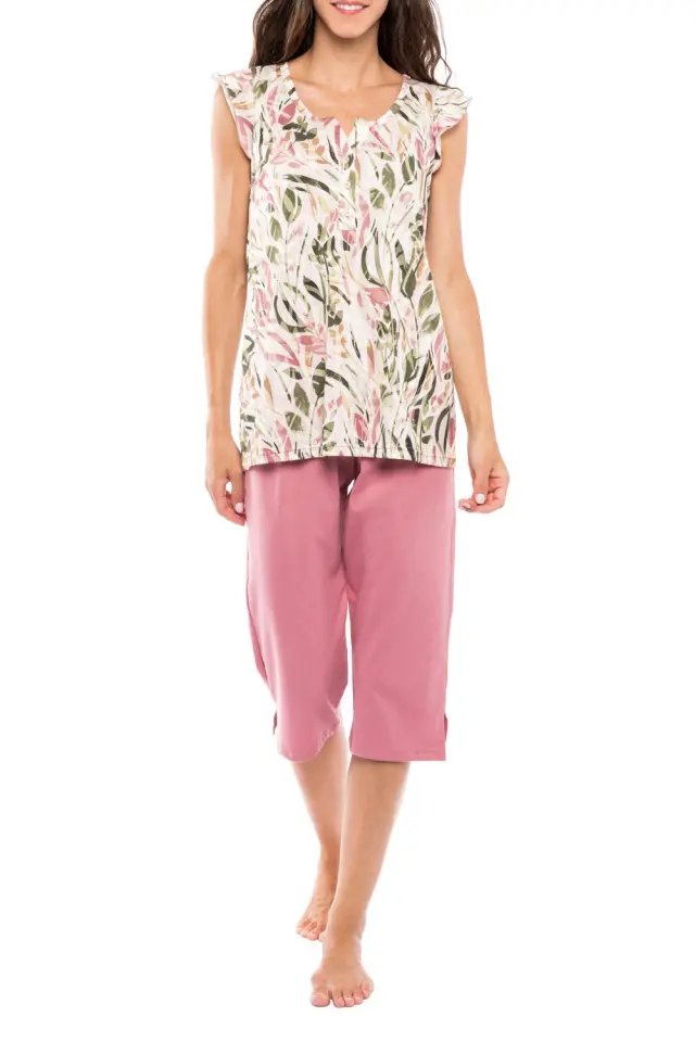S1106 - Type - PYJAMA CAPRI DUSTY FLOWER