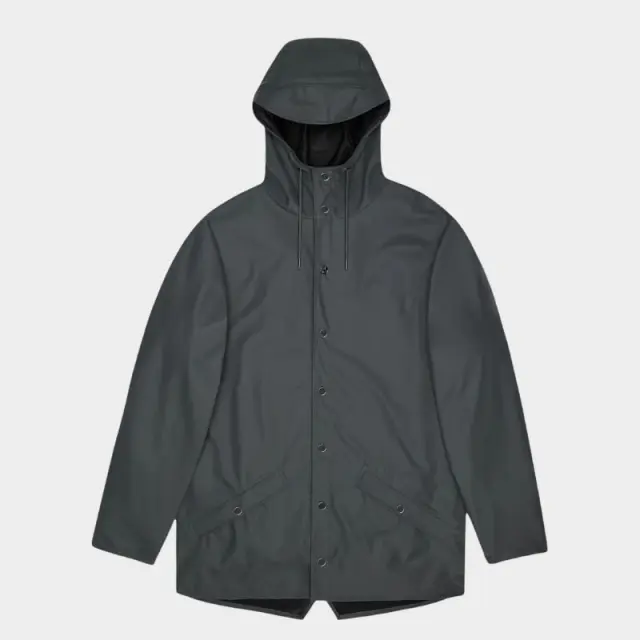 Μπουφάν Rains 12010-153 Dark Grey Γκρι - M