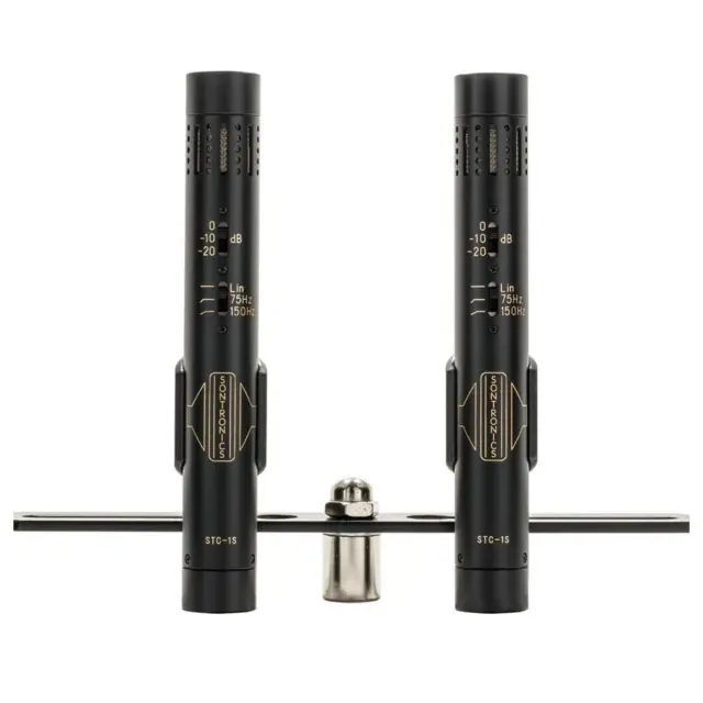 Sontronics STC-1S Πυκνωτικό Μικρόφωνο Μαύρο (Πουράκι) (Ζεύγος)