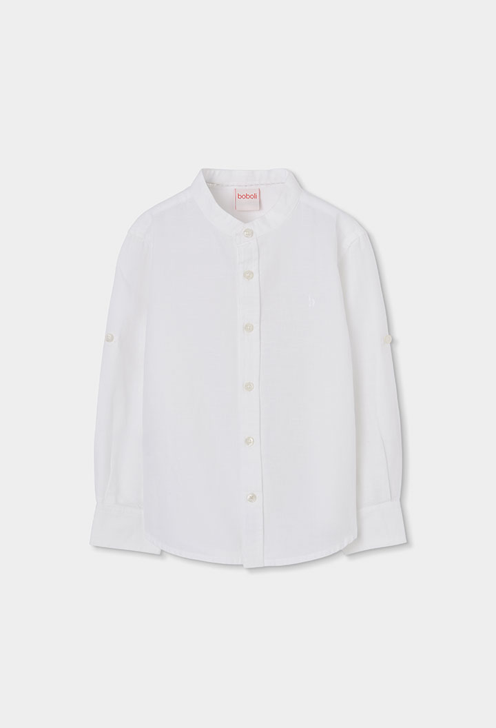 Boboli Linen πουκάμισο μακρυμάνικο για αγόρι 863030-1100
