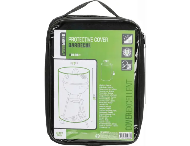 Κάλυμμα ψησταριάς BBQ (FC4640090) Από πολυεστέρα 600D, Διαμέτρου 70cm και Ύψους 80cm και UV προστασία 30+ FC4640090