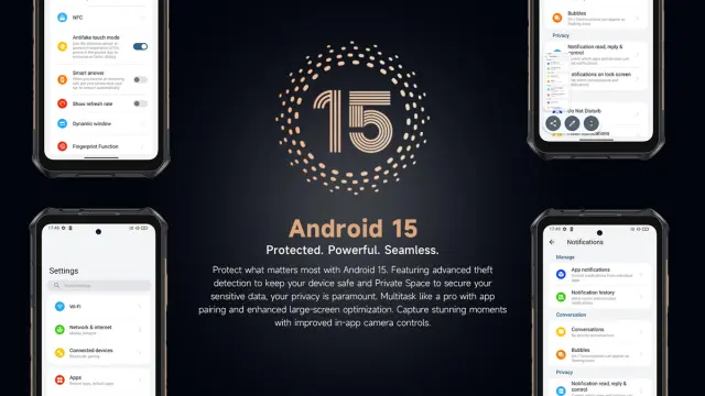 ULEFONE smartphone Armor X16 Pro, 6.56", 8/256GB, 5G, 10360mAh, IP68/IP69K/MIL-STD-810H, μαύρο 3