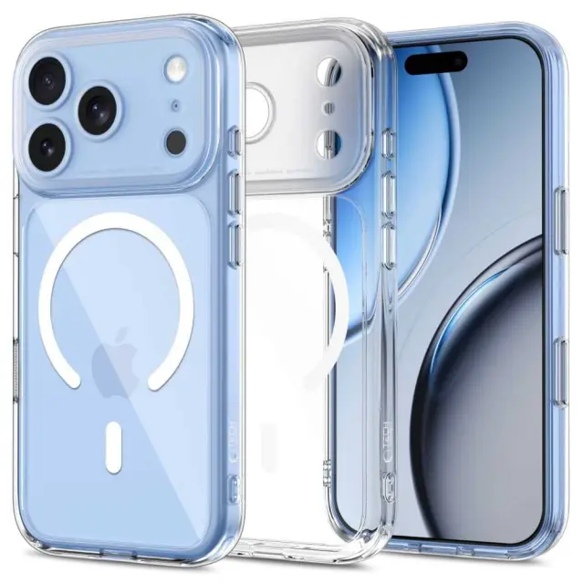 Tech-protect Magpeak Magsafe Cc Iphone 17 Pro Max / 18 Pro Max Clear