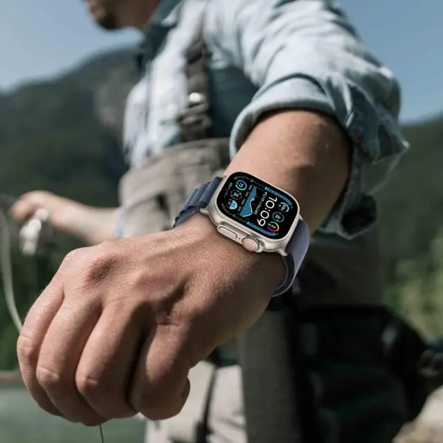 TECH-PROTECT NYLON PRO APPLE WATCH 8 / 9 / 10 / 11 / SE / ULTRA (44 / 45 / 46 / 49 MM) NAVY / BLUE 3