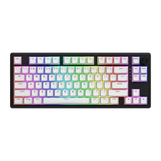 Hator Gaming Keyboard Skyfall 65 HATOR Aurum Ice Magnetic Linear White / Black (HTK1860)