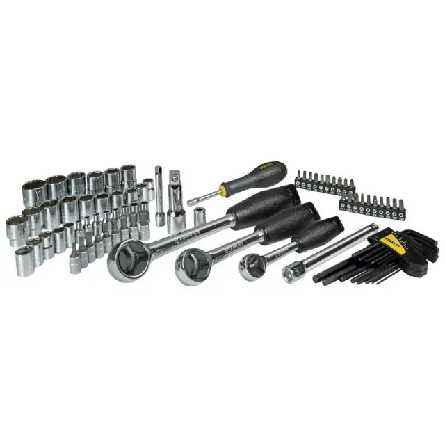 Κασετίνα Με Καρυδάκια 1/2" 1/4" και 3/8" 80Τμχ STANLEY STHT0-73930 2