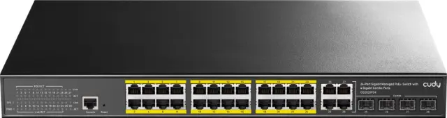 Cudy GS2028PS4-300W Gigabit PoE Switch, 300W