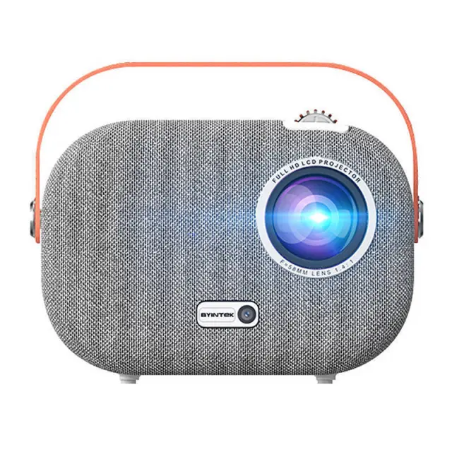 Byintek K16 Pro Mini Projector Full HD Λάμπας LED με Wi-Fi και Ενσωματωμένα Ηχεία Λευκός
