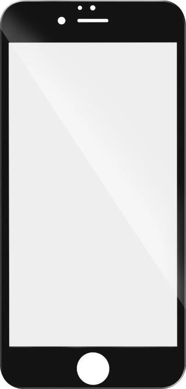 Tempered Glass 5D Full Glue Full Face Black (iPhone 6 / 6S Plus) 2