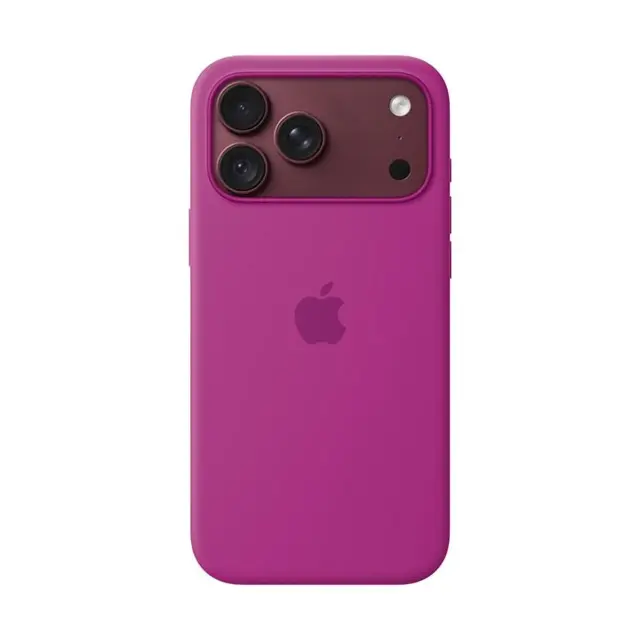 Apple iPhone 18 Pro Max Silicone Case with MagSafe Magenta