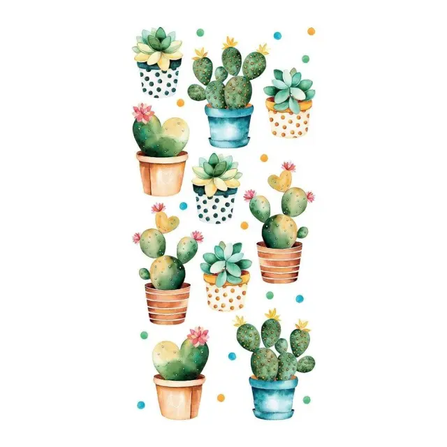 Αυτοκόλλητα Βινυλίου Για Τοίχο Ango Cactus 59615 2