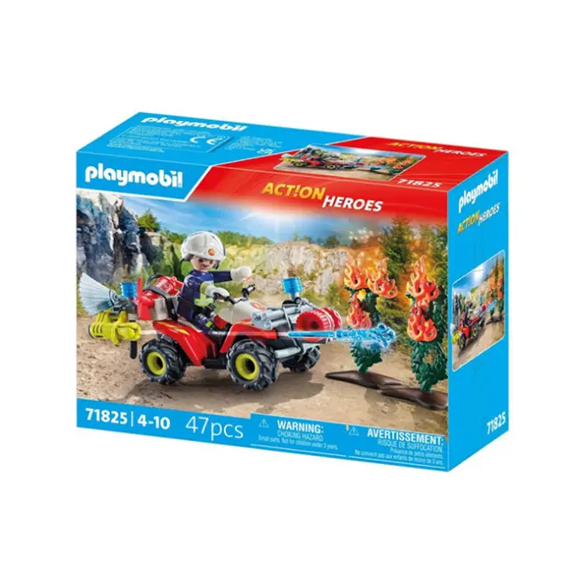 Playmobil Action Heroes Πυροσβέστης με Γουρούνα (71825)