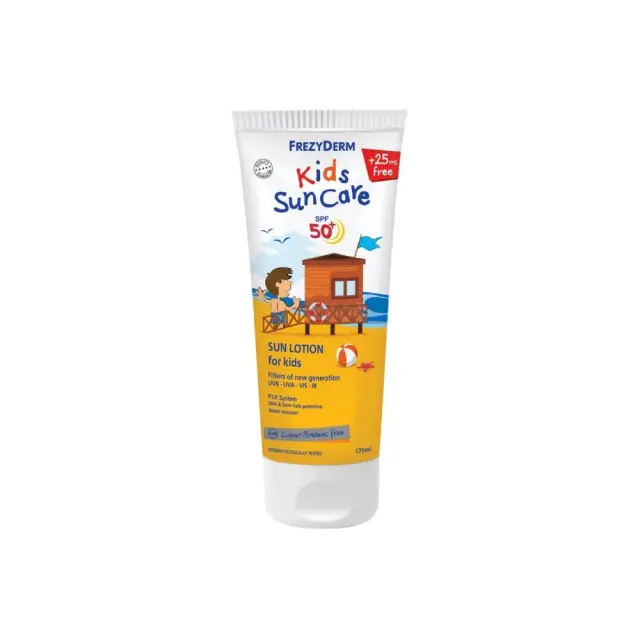 Frezyderm | Suncare Kids Lotion SPF50+ | Παιδικό Αντηλιακό Γαλάκτωμα Προσώπου και Σώματος SPF50+ |175ml