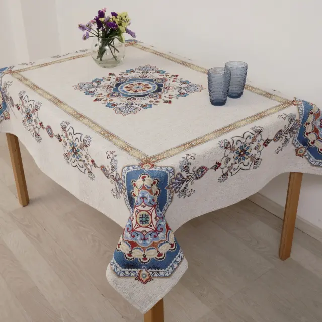 Τραπεζομάντηλο Dimeco Morena Blue - 140 x 220