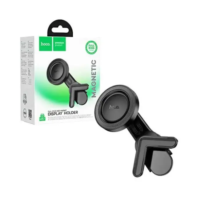 Hoco® H57 MagSafe Βάση για Κενρική Οθόνη Αυτοκινήτου-Black