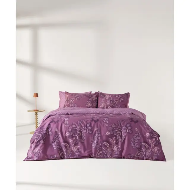 Σετ Μαξιλαροθήκες 2 Τεμαχίων Kentia Gaya Mauve- Old Rose 50X70 3