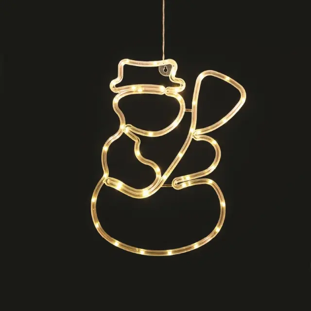 AcaLight Offer ΠΛΑΣΤΙΚΟΣ ΧΙΟΝΑΝΘΡΩΠΟΣ 44 LED ΘΕΡΜΟ ΛΕΥΚΟ ΜΠΑΤΑΡΙΑ 3ΧΑΑ/USB IP20 244x7x357mm