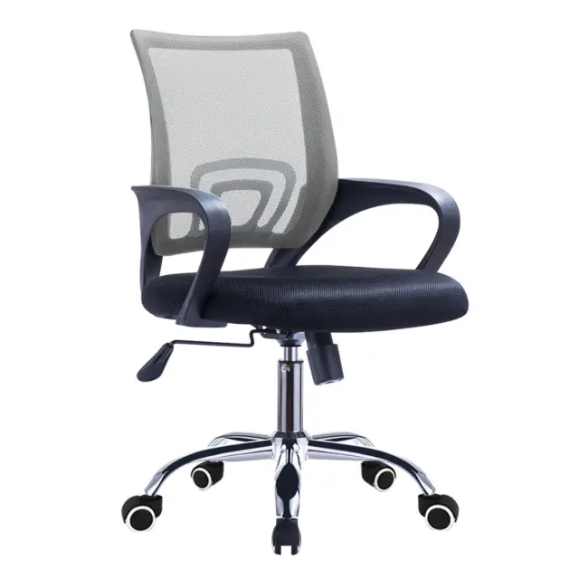 Πολυθρόνα BF2101-F Mesh Μαύρο/Γκρι 55x62x89/101cm