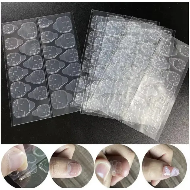 Αυτοκόλλητα Φύλλα Διπλής Όψης Για Tips Νυχιών - Sheets Nail Jelly Glue Manicure Adhesive Paste 039481