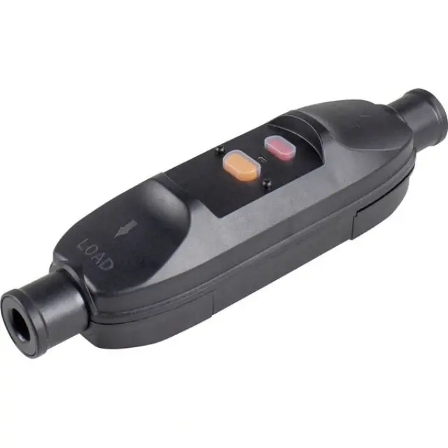 Safety in-line socket test/reset 30ma 16A 250V Wire 3*2.5 45223 Schwabe