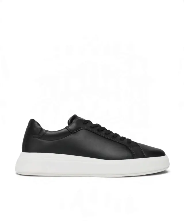 Calvin Klein - Ανδρικά Sneakers Low Top Lace Up Lth HM0HM01016-BEH Μαύρο