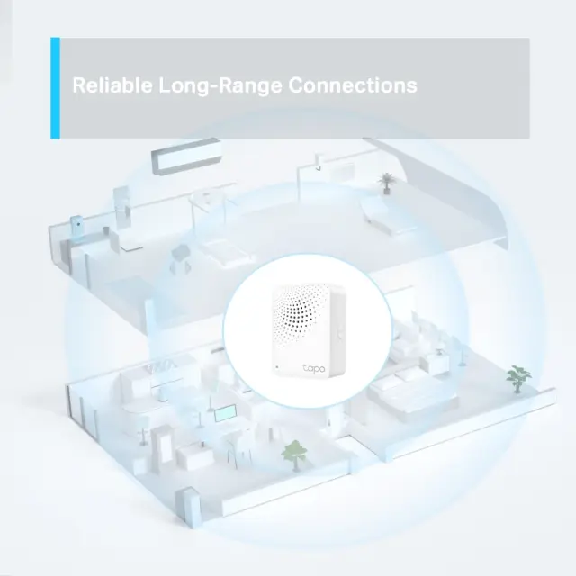 TP-LINK Tapo Smart IoT Hub with Chime (TAPO H100) (TPH100) 3