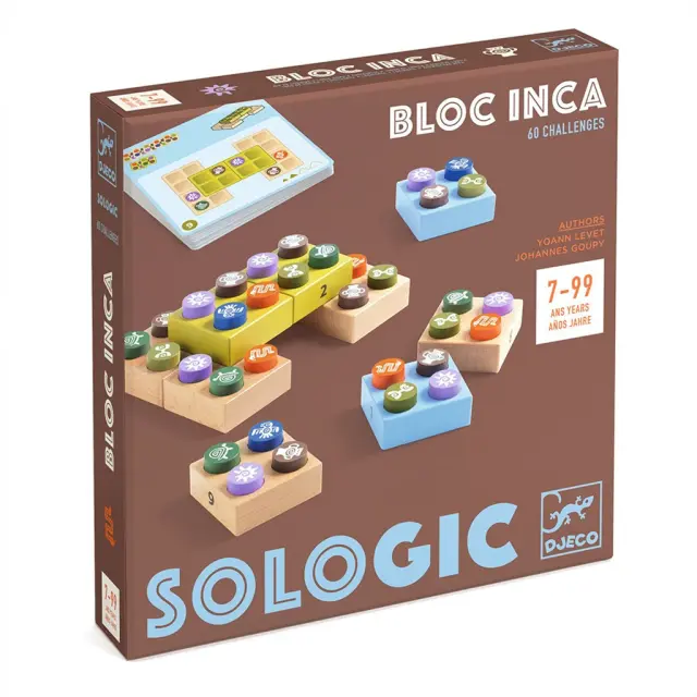 Djeco Επιτραπέζιο Παιχνίδι Λογικής 'Bloc Inca' / 00818 (Djeco)