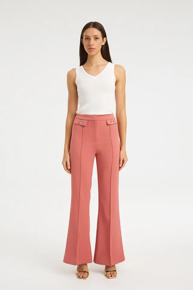 Tailored Παντελόνι με Νερβίρ DALISA TROUSERS - XS