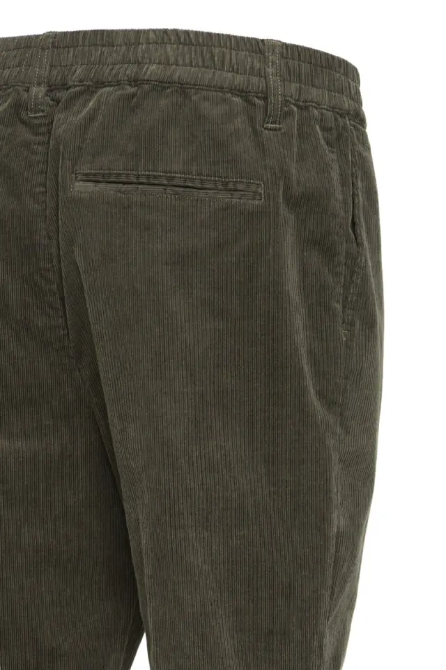 Casual Friday Ανδρικό MARC 0228 Chinos Κοτλέ Παντελόνι με Πιέτα – Cypress Green - 31W 32L 3
