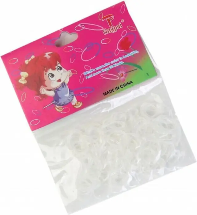 Ro-Ro Accessories Λαστιχάκια Μαλλιών Διάφανο