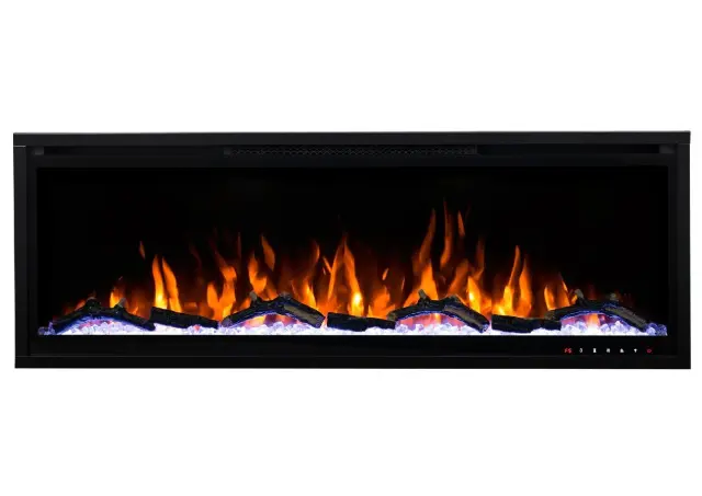 Ηλεκτρικό Τζάκι Επιτοίχιο και Ένθετο LUXURIUS-S800 L.E.D 1600W - Hitense 3