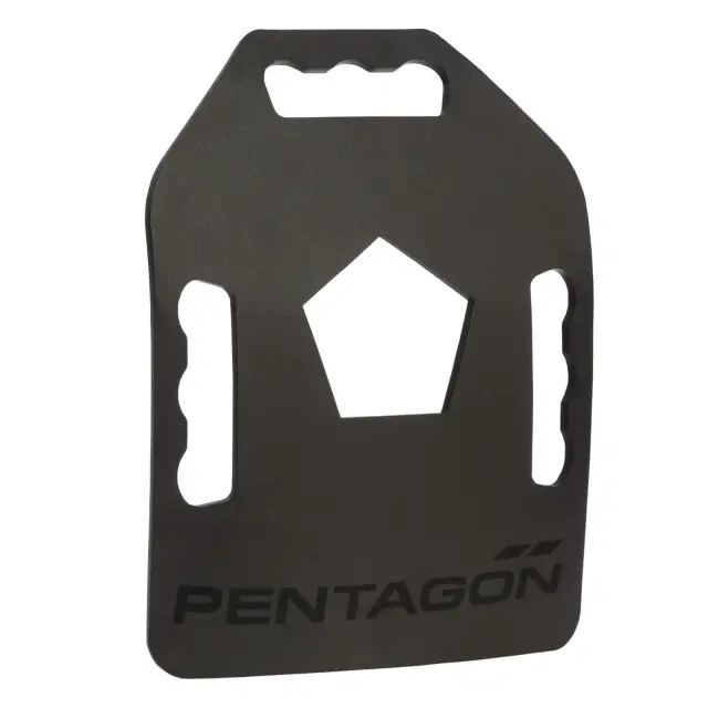 Pentagon Avron™ Tac-Fitness Plate (2,6KG)-Πλάκα Γυμναστικής 2,6 Κιλών - 01-Black-Μαύρο