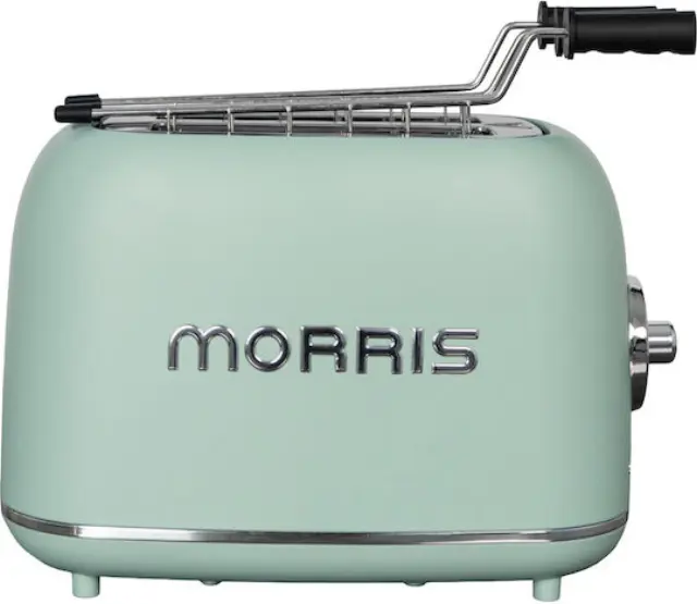 Morris R20828TSG Retro Φρυγανιέρα 2 Θέσεων 900W Light Green