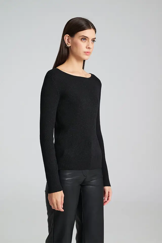 Minimal Πλεκτό με Λεπτή Υφή ANITA SWEATER - XS 3