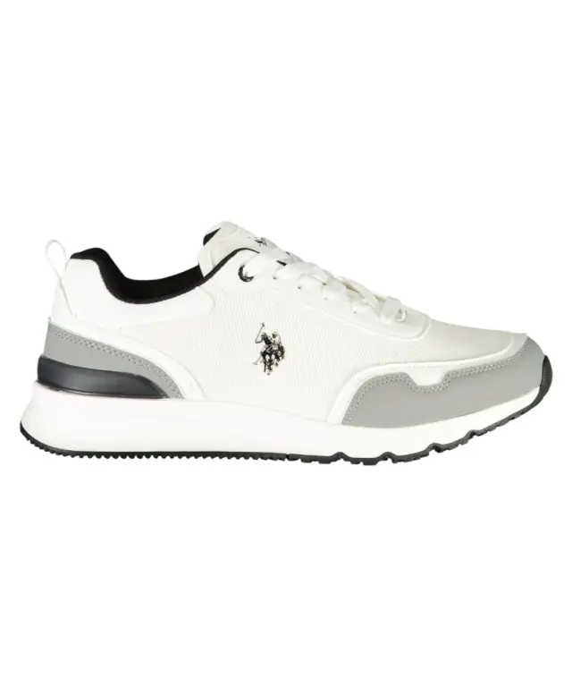 U.S. Polo Assn. - Ανδρικά Παπούτσια Sneakers NOAH001MFS1-WHIBLK Λευκό/Γκρι