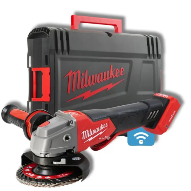 Milwaukee 4933478434 - Γωνιακός Τροχός Μπαταρίας 125mm M18 ONEFSAG125XPDB-0X με HD Box Μεταφοράς, (Χωρίς Μπαταρία και Φορτιστή)