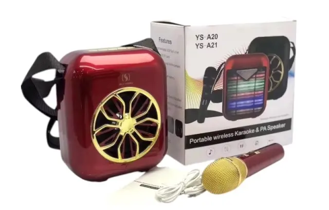Ασύρματο ηχείο Bluetooth με μικρόφωνο Karaoke - YS-A20 - 887103 - Black 3