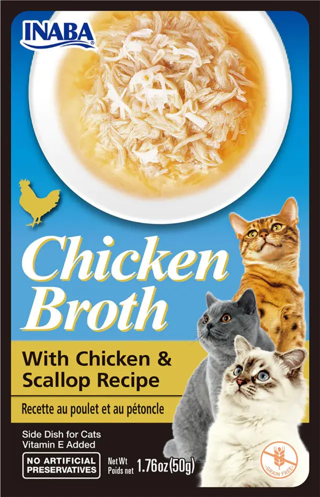 CHURU - Chicken Broth With Chicken AND Scallops 40G - 7985254 - Pet Supplies