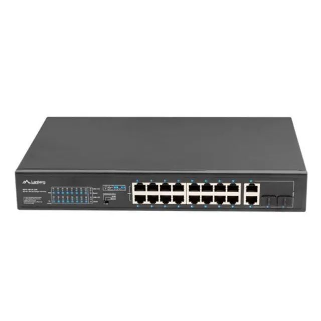 Lanberg Unmanaged Switch 16port Gigabit PoE 2port SFP (RSFE-16P-2C-250)