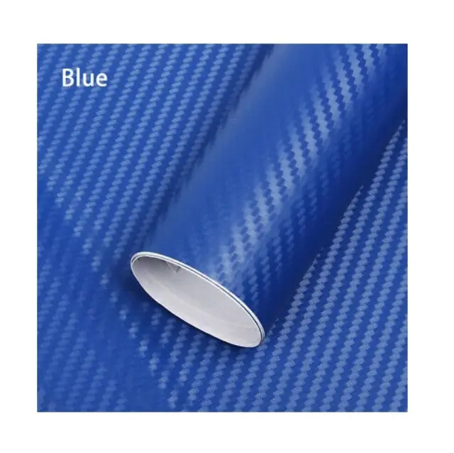 Ρολό 4D CARBON 75x200cm Μπλε – Αυτοκόλλητη διακοσμητική ταινία ανθρακονήματος OEM