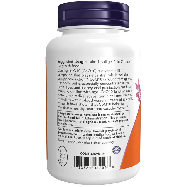 Now Foods CoQ10 100 mg 150 Softgels 3
