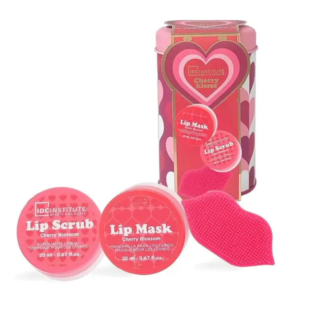 IDC Cherry Kisses Cherry Blossom Lip Set Σετ Περιποίησης Χειλιών 4pcs