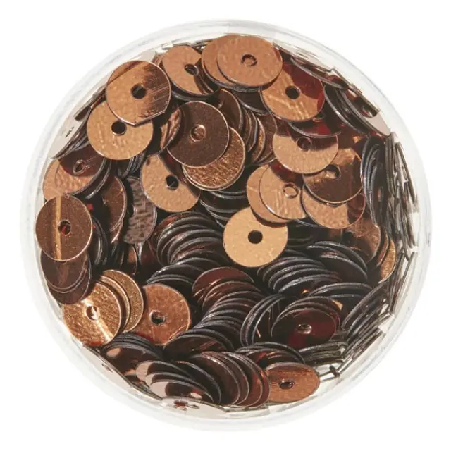 Πούλια Στρογγυλή Ίσια Ø6mm - Brown - 7gr
