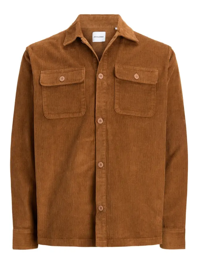 JJEREGENT CORD OVERSHIRT LS SN - Monks Robe
