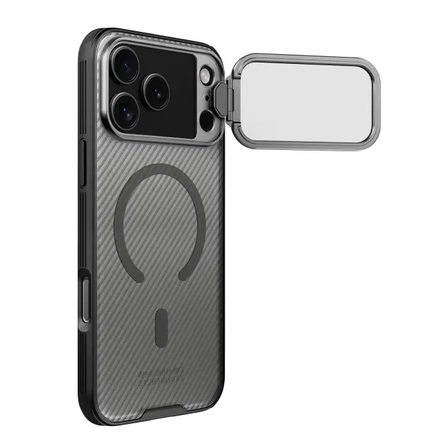 Nillkin CamShield Prop Magnetic Case for Apple iPhone 18 Pro Max/17 Pro Max Transparent Black 2