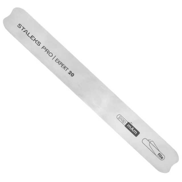 Λίμα ίσια μεταλλική Staleks Pro Expert 20 με ανταλλακτικό 180 grits