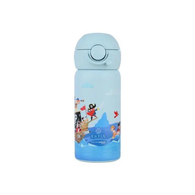 Estia Wonder Bottle Save the Aegean Παιδικό Παγούρι Θερμός Ανοξείδωτο Treasure Quest 350ml